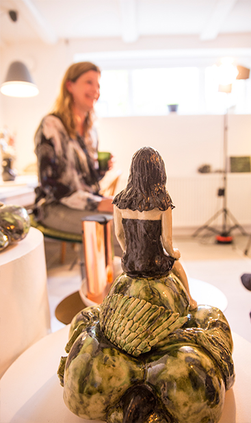 Skulptur kursus med Lene Winther - et semester i Kunstskolen Annes Atelier