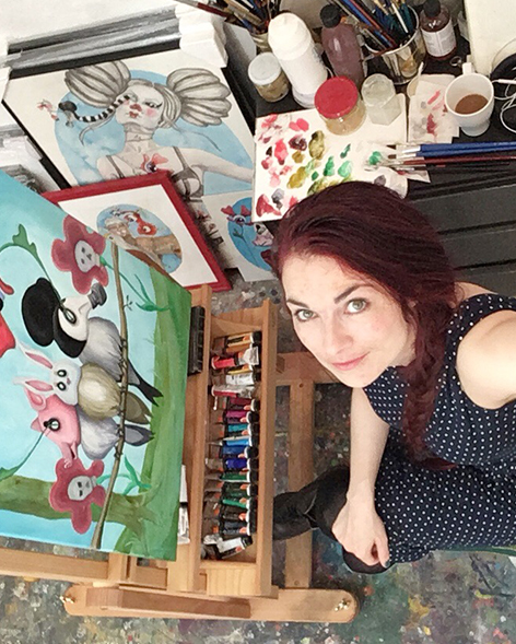 Kitt Buch er månedens kunstner i Kunstskolen Annes Atelier