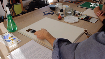 Lær at mestre akvarellen - et online kursus i Kunstskolen & Kunstnerfællesskabet Annes Atelier